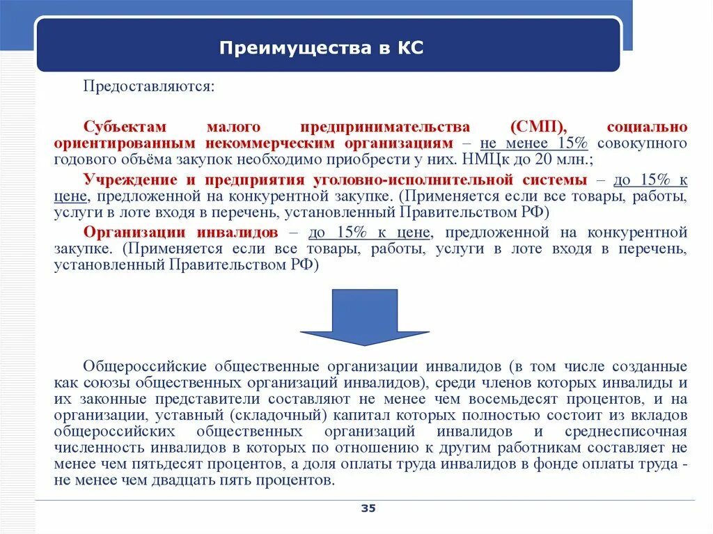 Организации инвалидов субъекты малого предпринимательства