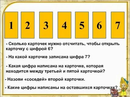 Сумма цифр на карточке