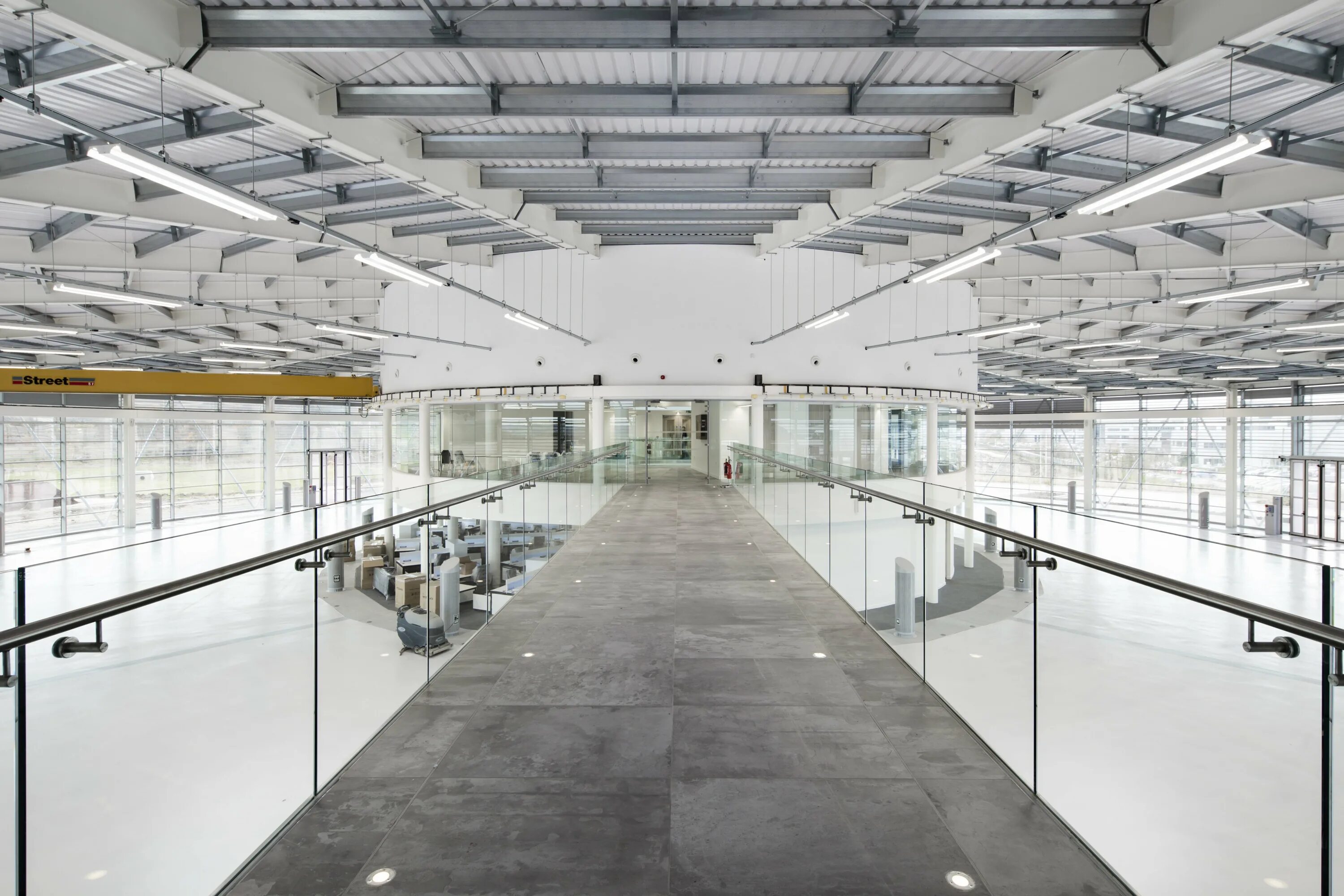 Inside factory
