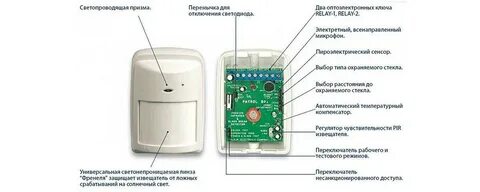Датчик объема схема