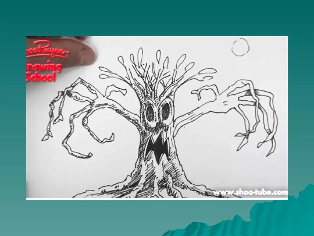 Дерево зла. Дерево жизни и дерево смерти. Дерево арт карандашом. Доброе и злое дерево. Сказочные образы деревьев.