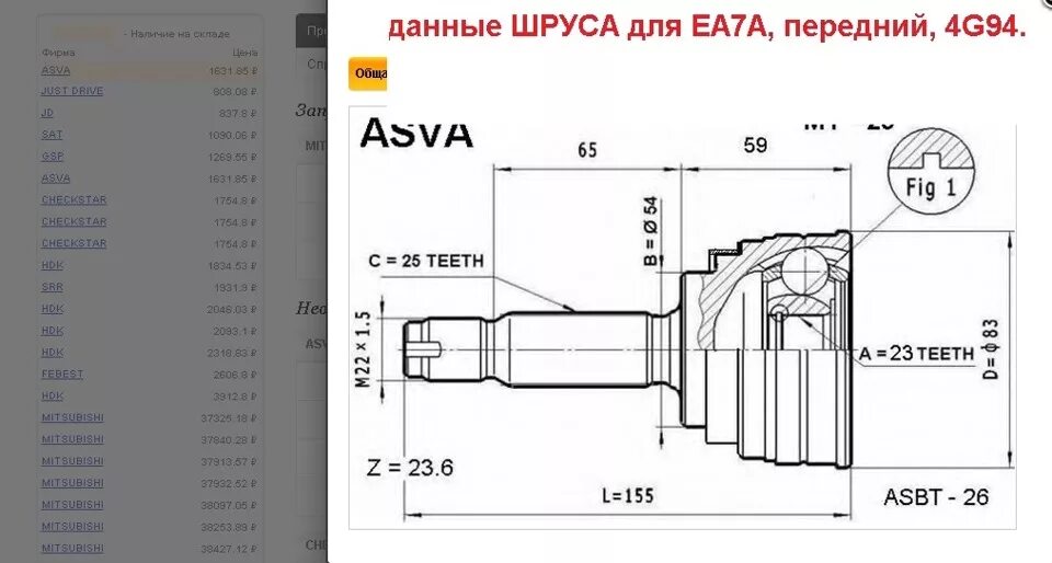 Параметры шруса. Шрус наружный Галант 8 23 25 шлицов. Шрус наружный Мицубиси 25 шлицов наружный 30 внутренний. Шрус наружный Мицубиси Галант чертеж. Шрус внутренний Mitsubishi 25 шлицев.