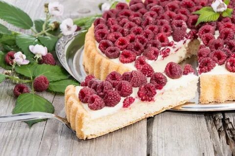 Выпечка малина творог