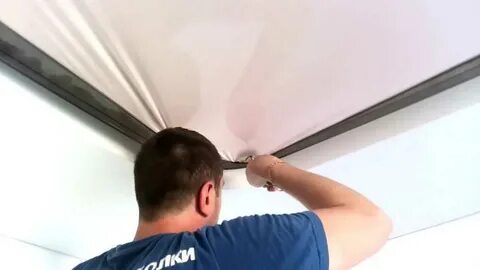 Реальная натяжных потолков установкой