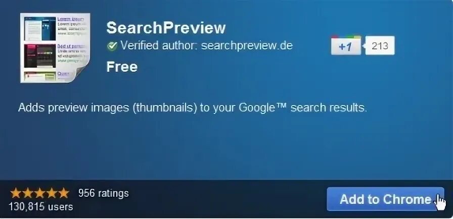 Search preview