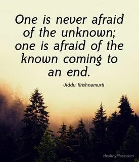 Never afraid