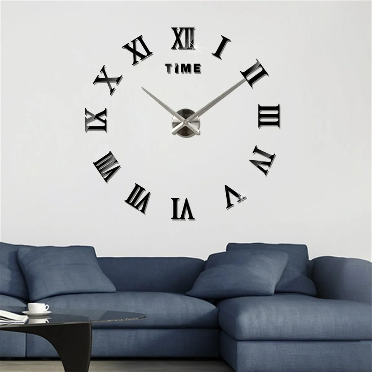 Сделай часы тусклее. "Часы ""римские цифры"" 3d Silver" 1234. Часы настенные DIY Clock 3d. Часы настенные "римские цифры". Римские часы настенные.