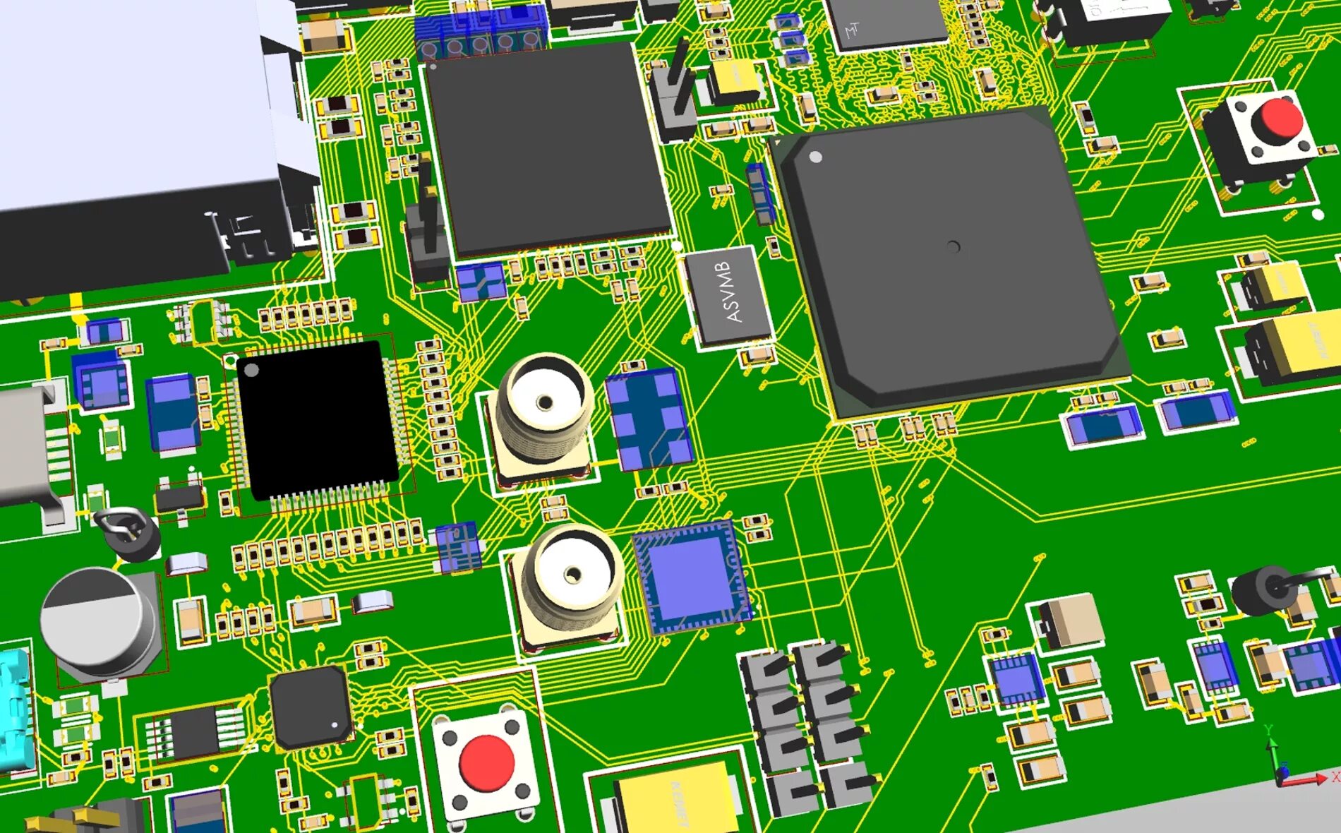Delta design. Плата 3d altium. печатная плата delta design. сапр delta design. сапр для проектирования печатных плат.
