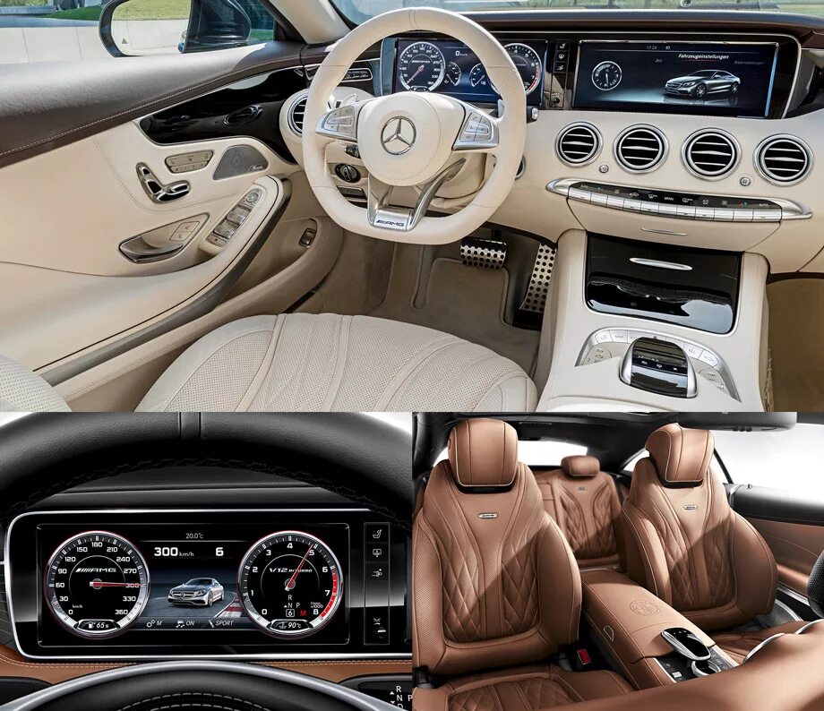 Mercedes-Benz S-Класс 6 поколение (W222, C217) рестайлинг, купе - технические ха