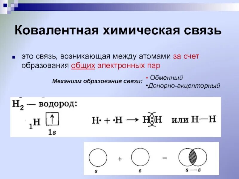 Образуется за счет общих электронных пар. Ковалентная хим связь механизм образования. общей парой электронов образована химическая связь между атомами. донорно-акцепторный механизм образования ковалентной связи. ковалентная связь и ее виды.