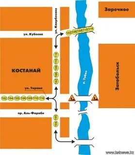 102 автобус костанай