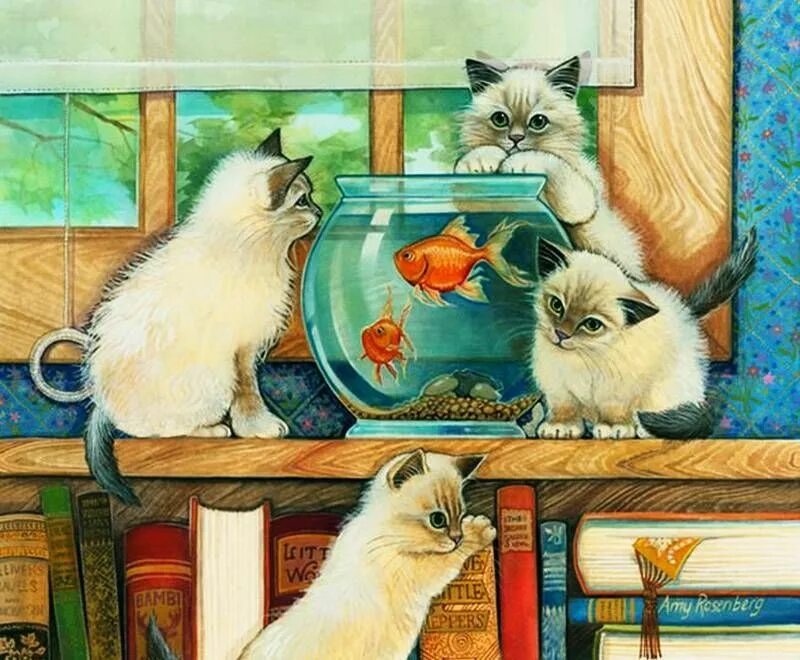 Эми Розенберг художник котиков. Картины с кошками. Картина котенок. Picture me cats