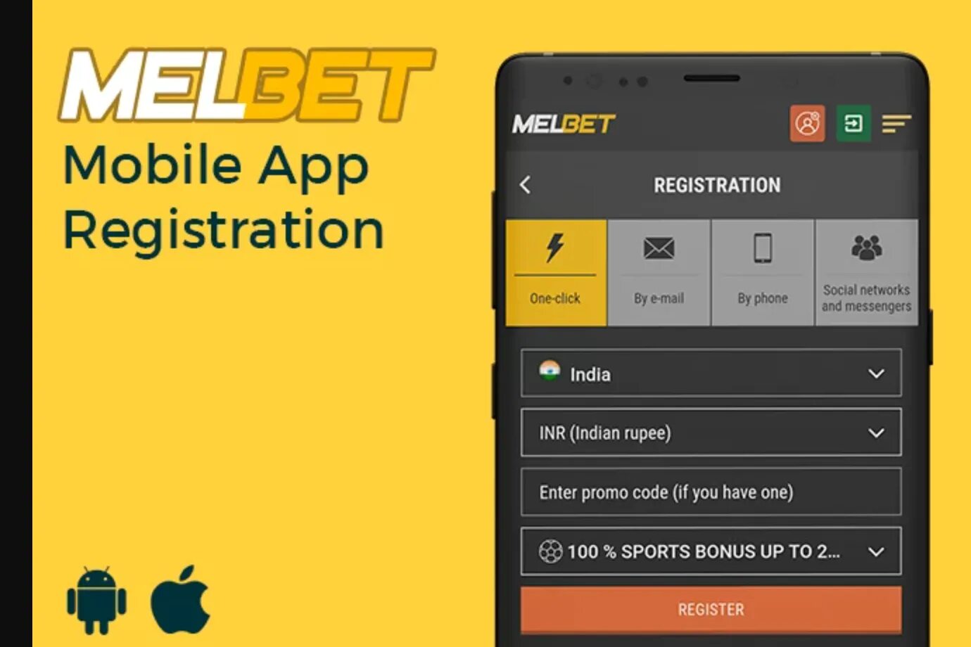 Melbet registration