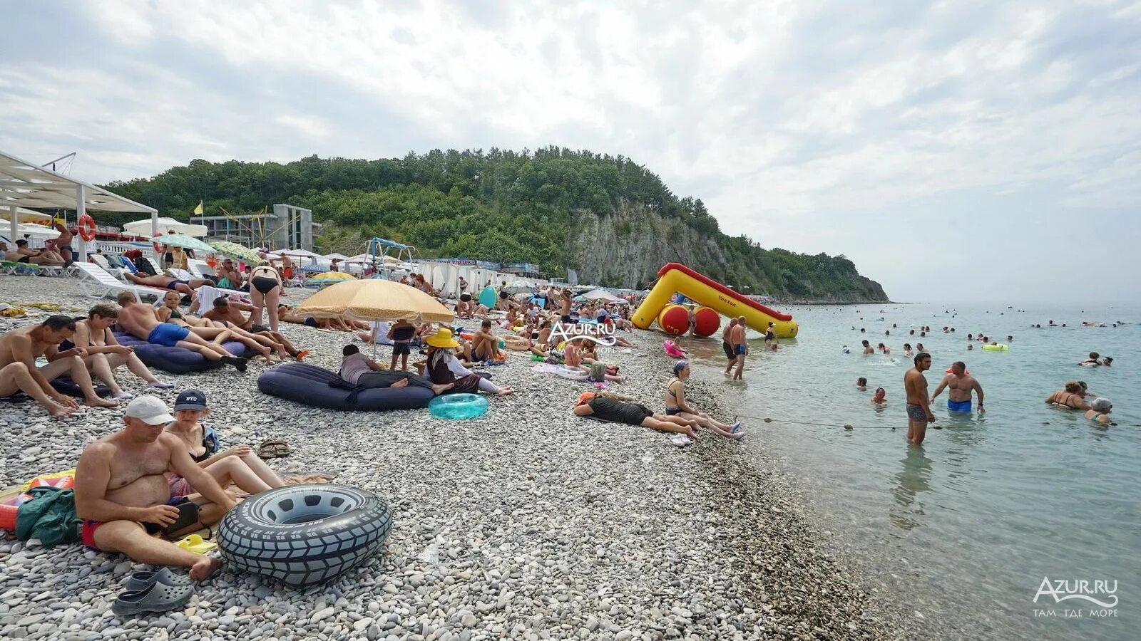 Обзор моря и пляжей села Ольгинка