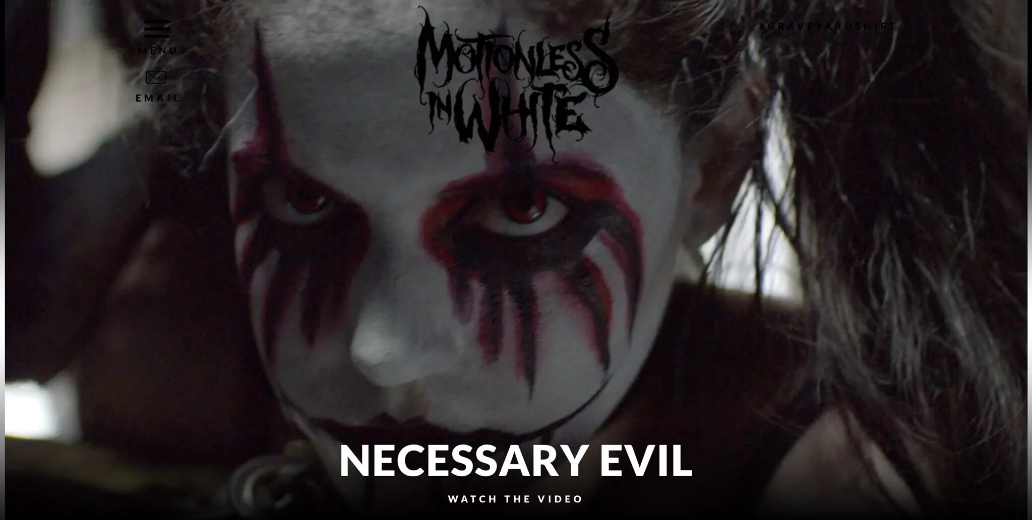 Motionless in white evil. Крис моушенлесс necessary evil. motionless in white necessary evil.