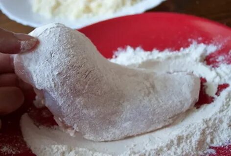 Мясо в яйце и муке
