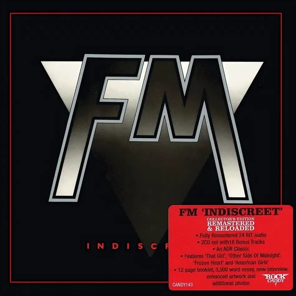 Fm Indiscreet 1986. Fm - 1986 Indiscreet (Remastered 2012) [2cd Deluxe]. Fm - Indiscreet 30. Fm - Indiscreet 30 (2016).
