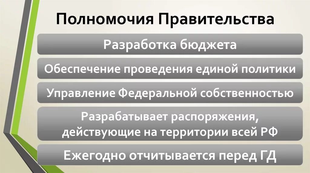 Признаки правительства рф. Общие полномочия правительства РФ. Перечислите Общие полномочия правительства РФ. Краткие полномочия правительство РФ. Полномочия правительства РФ по Конституции.