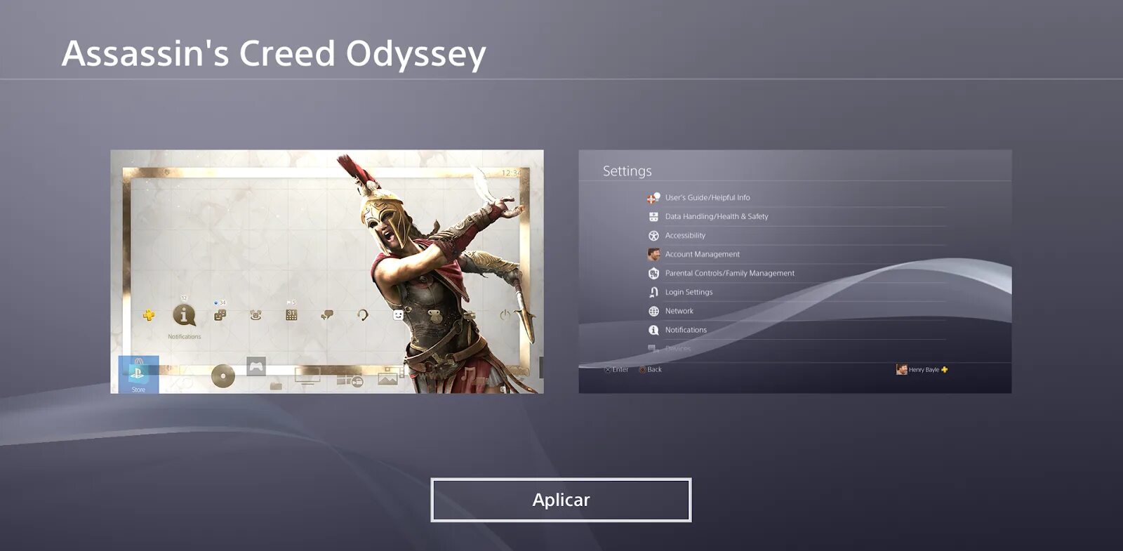 Details theme. Темы для PLAYSTATION 4. Темы для ps4. Assassin's Creed Одиссея ps4. Управление ассасин Одиссея ps4.