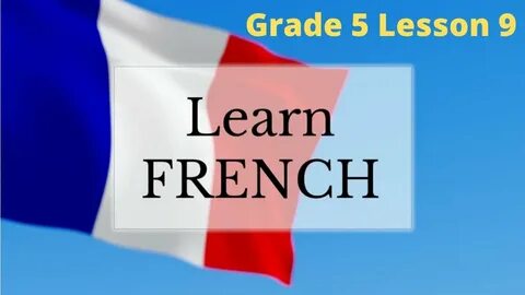 But in french