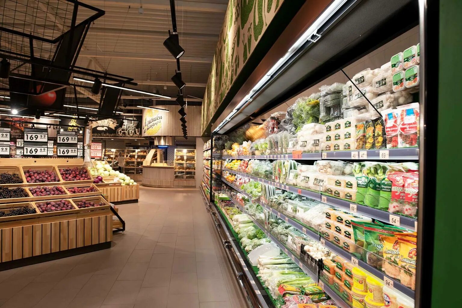 Продуктовый магазин ряды