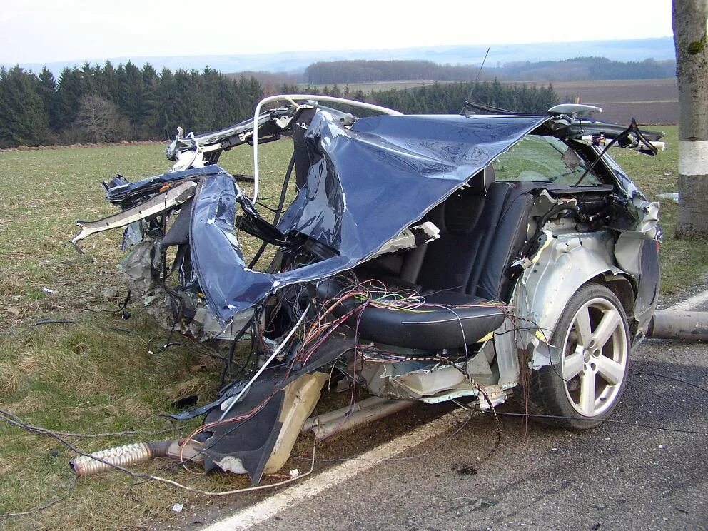 Audi rs6 crash.