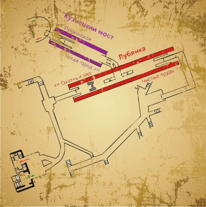 переход с кузнецкого моста на лубянку