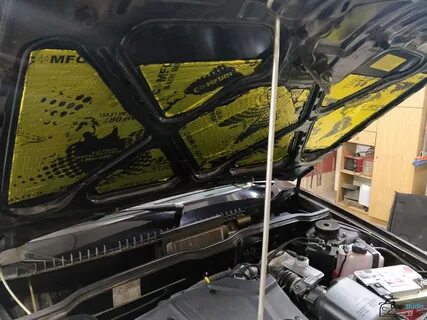 Шумоизоляция авто капотом