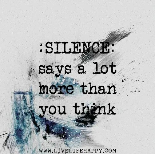 You can more than you think. Silence says it all. you more than you think. than you. thought the silence перевод.