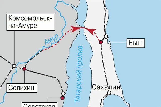 Самое короткое расстояние между сахалином и материком. Мост на Сахалин пролив Невельского. Линия Селихин — Ныш. Поселок Ныш остров Сахалин. Мост на Сахалин проект.