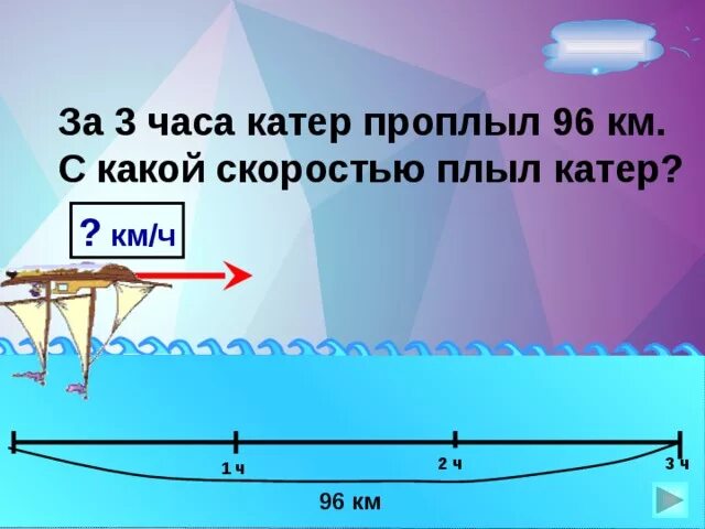 Катер плыл 3 5 ч