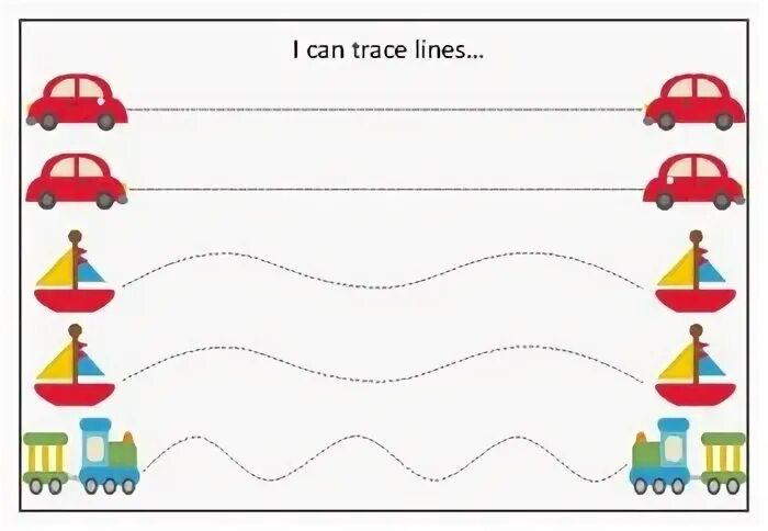 Trace your lines. Trace your lines