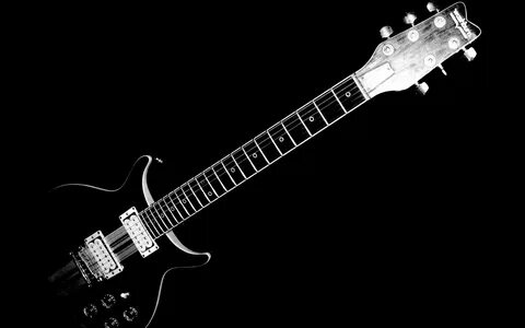Black guitar