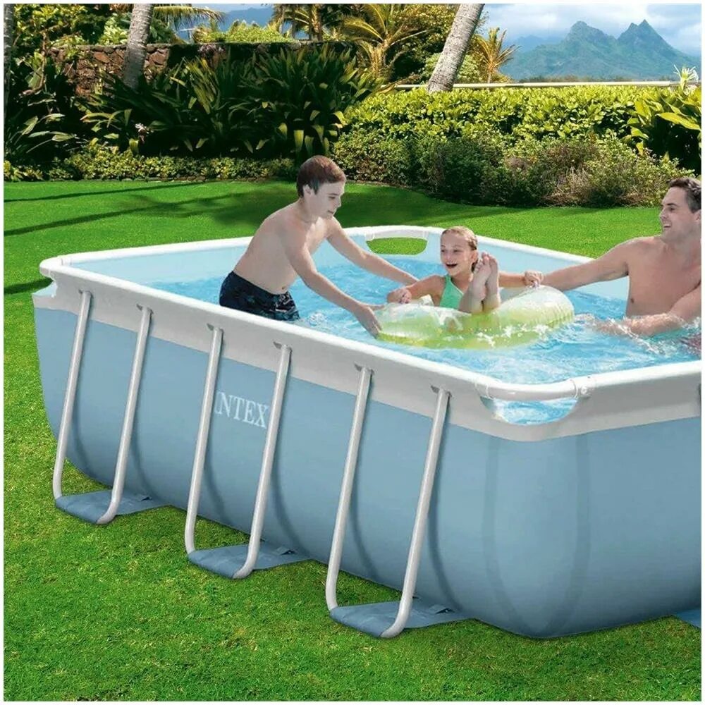 Бассейн intex 4x2. Надувной тент для бассейна. Бассейн 58477np intex. Бассейн бествей 3. Бассейн summer escapes p20-1252-s.