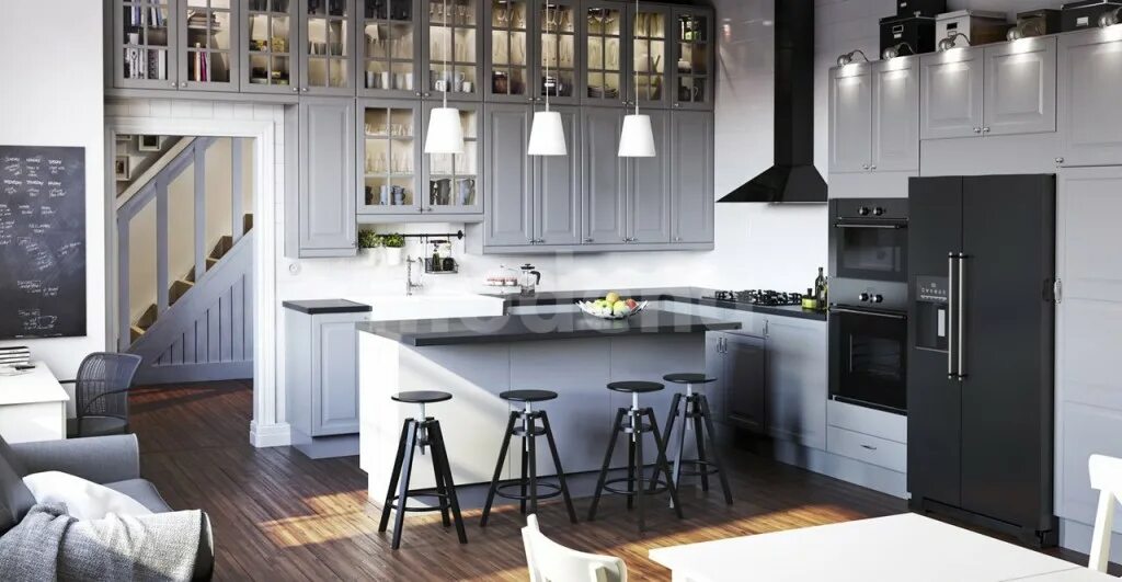 sektion launch Ikea kitchen, Ikea bodbyn kitchen, White ikea kitchen