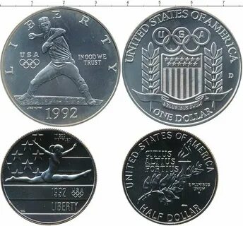 Монеты олимпиады барселона