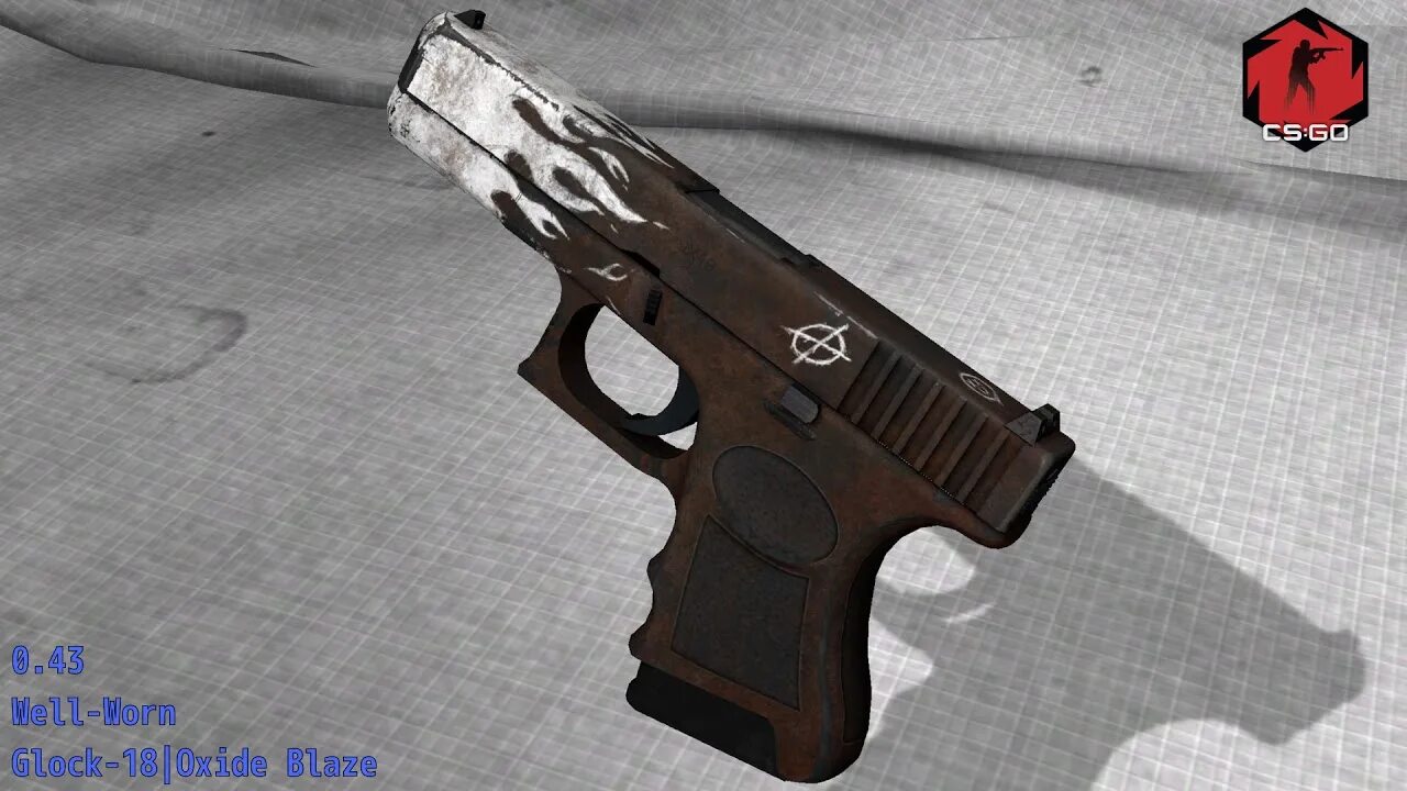 Дигл оксидное. Глок 18 Oxide Blaze. Glock-18 | Oxide Blaze. Глок 18 КСГО. Глок Оксидное пламя.