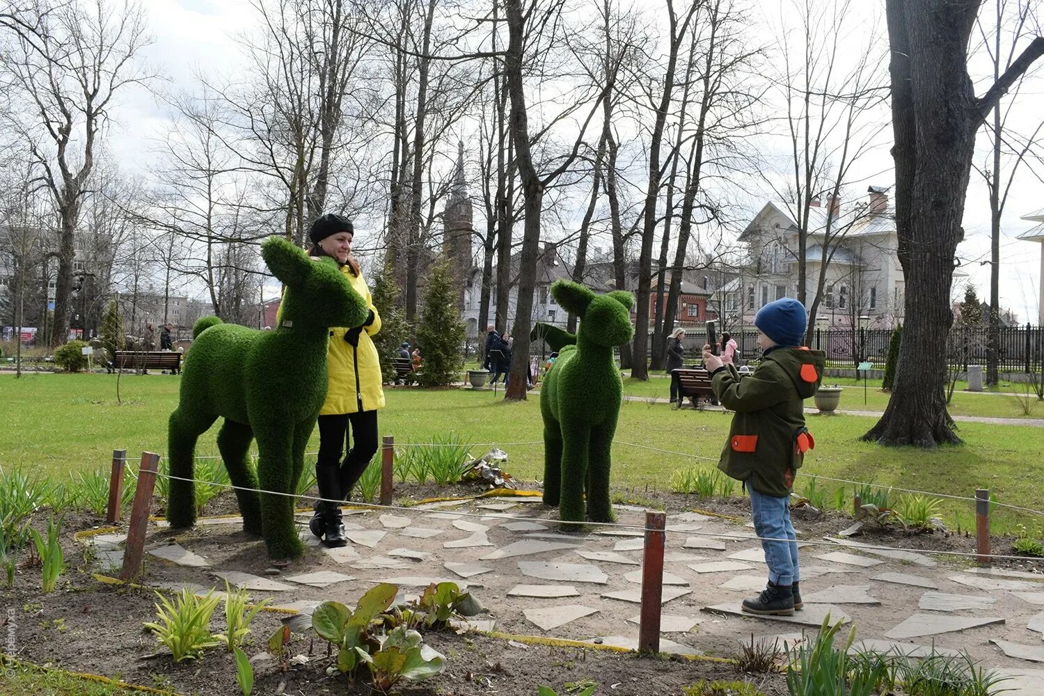 Включи парк. Фонтан в Карякинском парке. Клумбы в Карякинском парке. Весна май парк. Карякинский парк бал цветов.