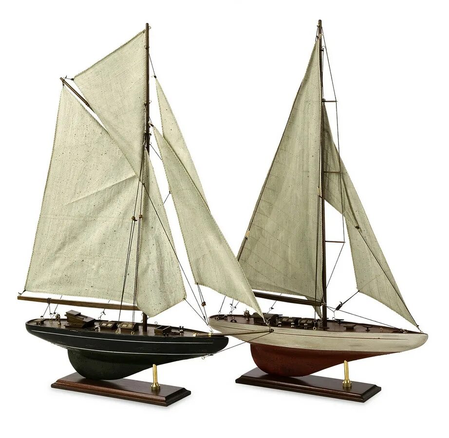 Стиль парусник. Лодка для декора. Downeaster 38. Three-dimensional Sailing ship. Creative unsinkable boat decor