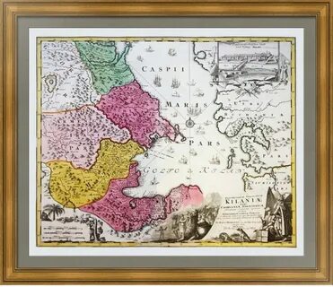 Эта старая карта хранится сейчас в музейных