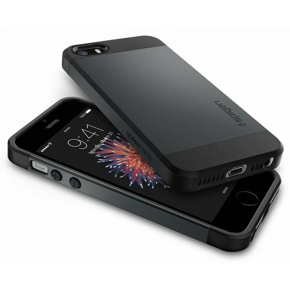 чехол spigen slim armor (041cs201) для apple iphone 5/iphone 5s/iphone se. чехол для iphone se 2016. чехол для iphone se 2016. чехол spigen для iphone 5. чехол iphone 5/5s/se.