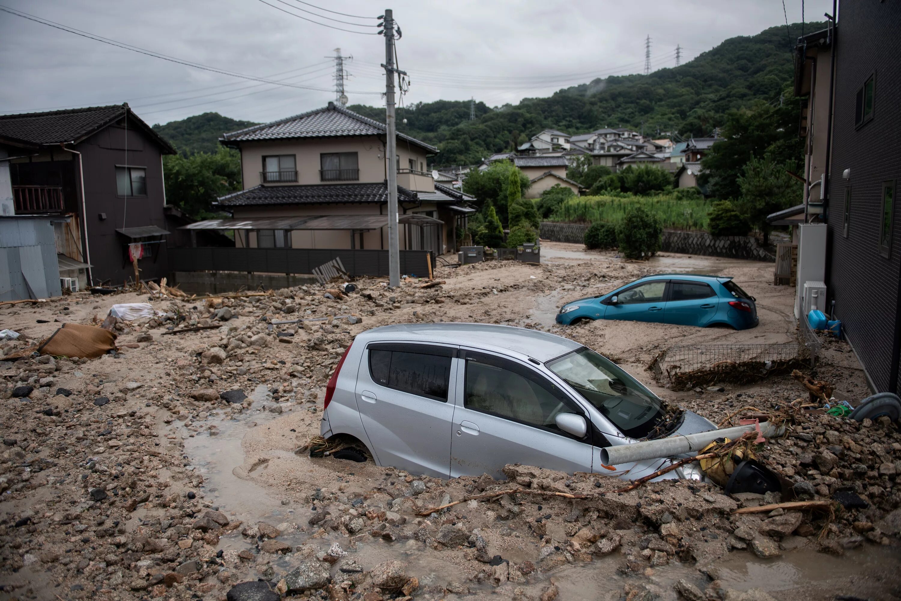Что будет после наводнения. Наводнение в Японии (2018). Япония после наводнения 2018. Токио потоп. Последствия наводнений.