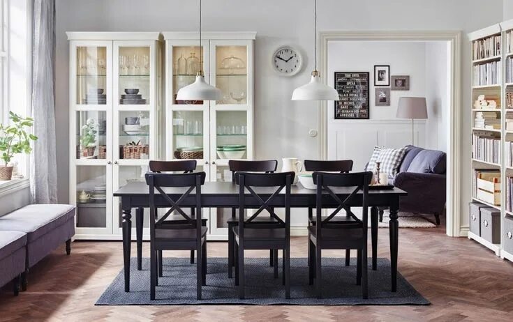 Зеленая мебель в интерьере IDANÄS TV bench, dark brown stained, 162x40x63 cm IKEA Taiwan Online