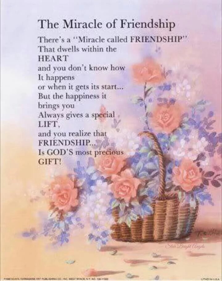 Friendship poems. Special friends. You call your friend