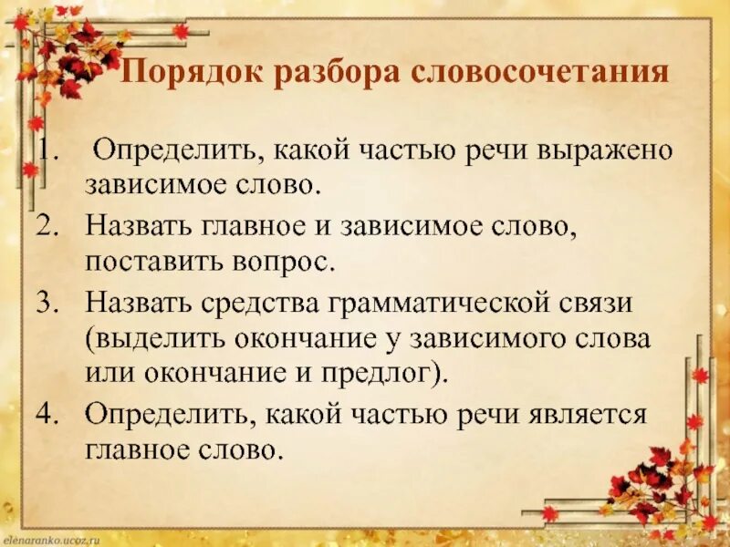 Какой частью речи является зависимое