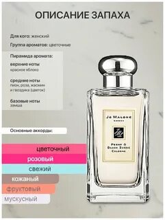 Духи джо малон описание ароматов
