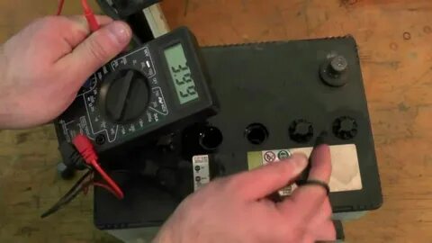 Как проверить банки аккумулятора мультиметром