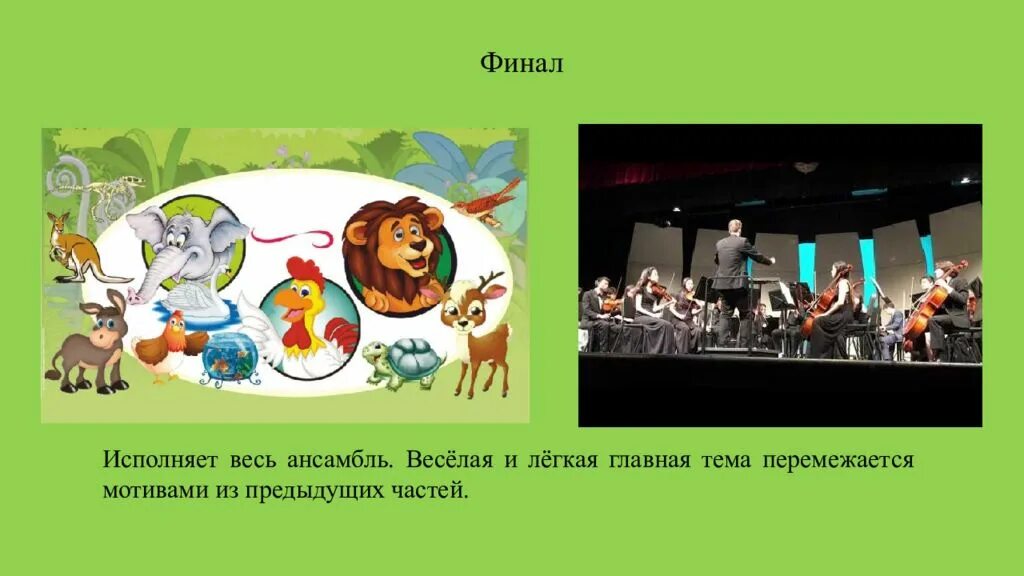 Сен санс сюита. Карнавал животных сен Санс финал. Сен-Санс карнавал животных названия пьес.