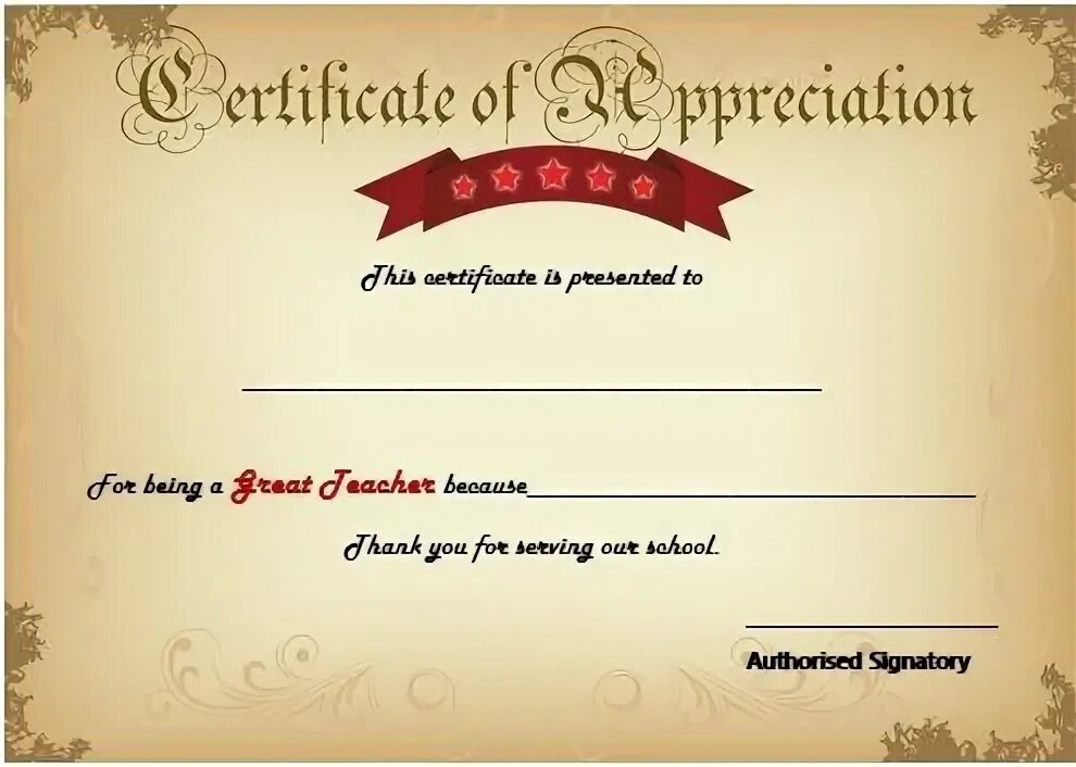 Certificate of Appreciation for teachers. Certificate Awarded best teacher. Award Certificate for teachers. Best teacher Award.