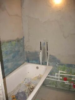 Замена ванны на новую с выносом старой